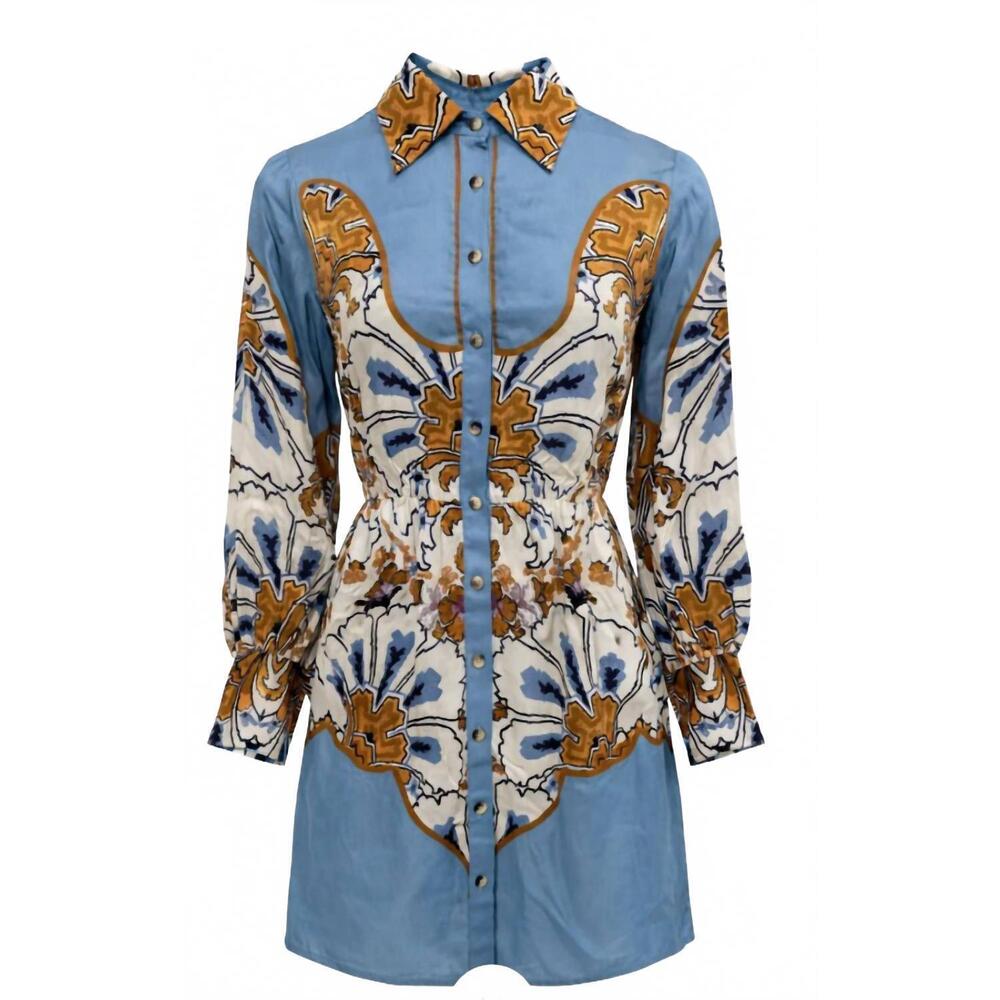 NEW ANNA CATE women's avery dress in cornflower burst - Picture 1 of 2